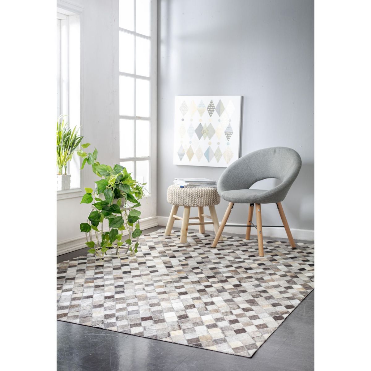 Just Home Collection - Sillón Berlín gris