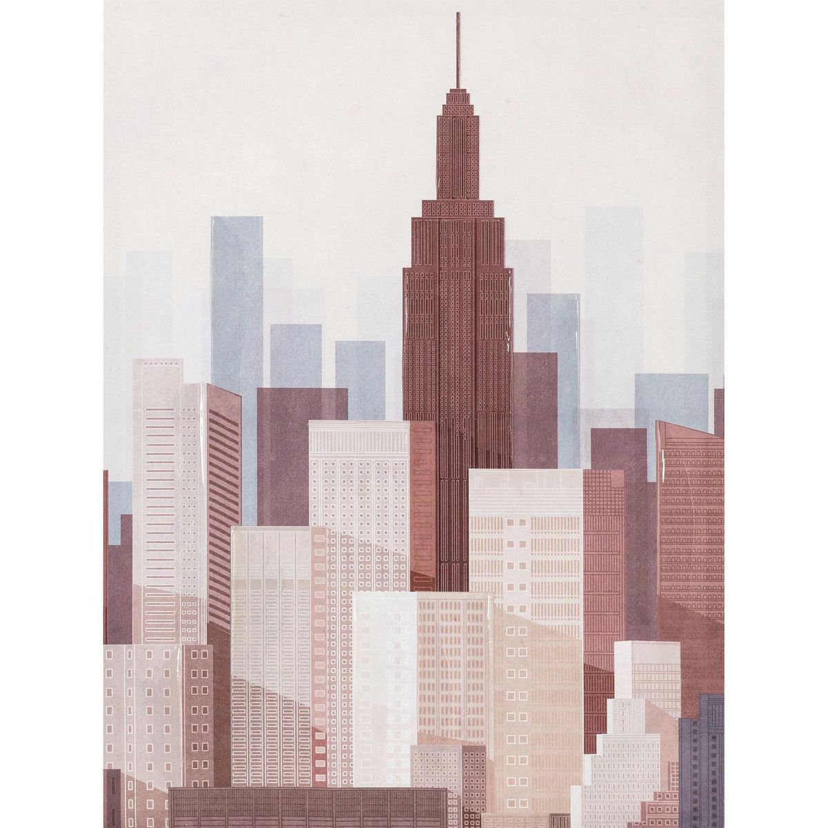 Homy - Cuadro Canvas Ciudad 80x60cm