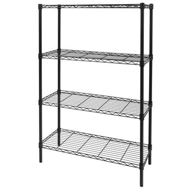 Estante metlico 4 niveles negro