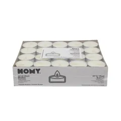 Set 80 Tealights con Aroma Blanco
