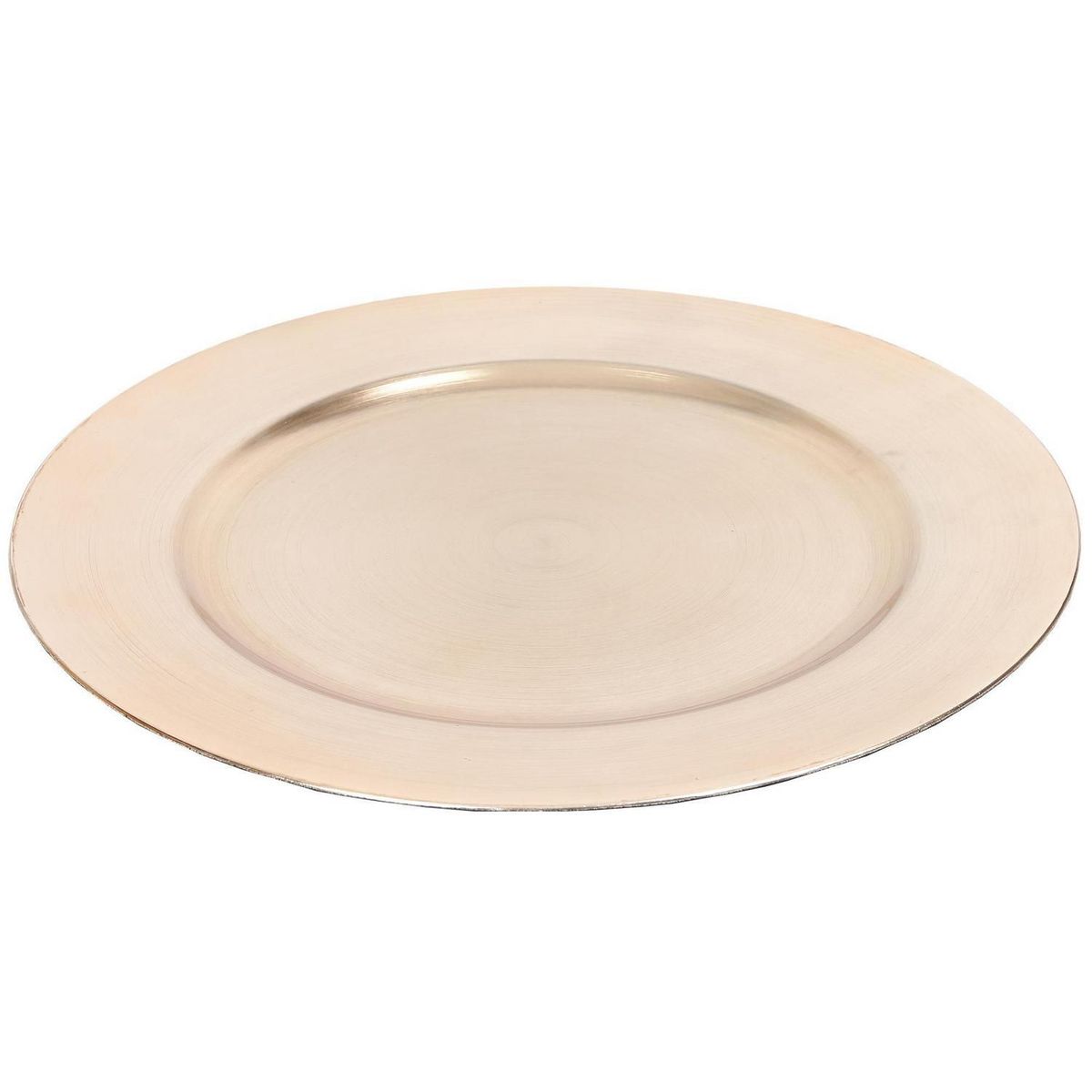 Just Home Collection - Portaplatos champaña 33 centimetros