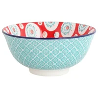 Bowl diseño rojo/ verde 16 centímetros