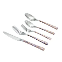 Cubiertos StoneBrown 20 piezas