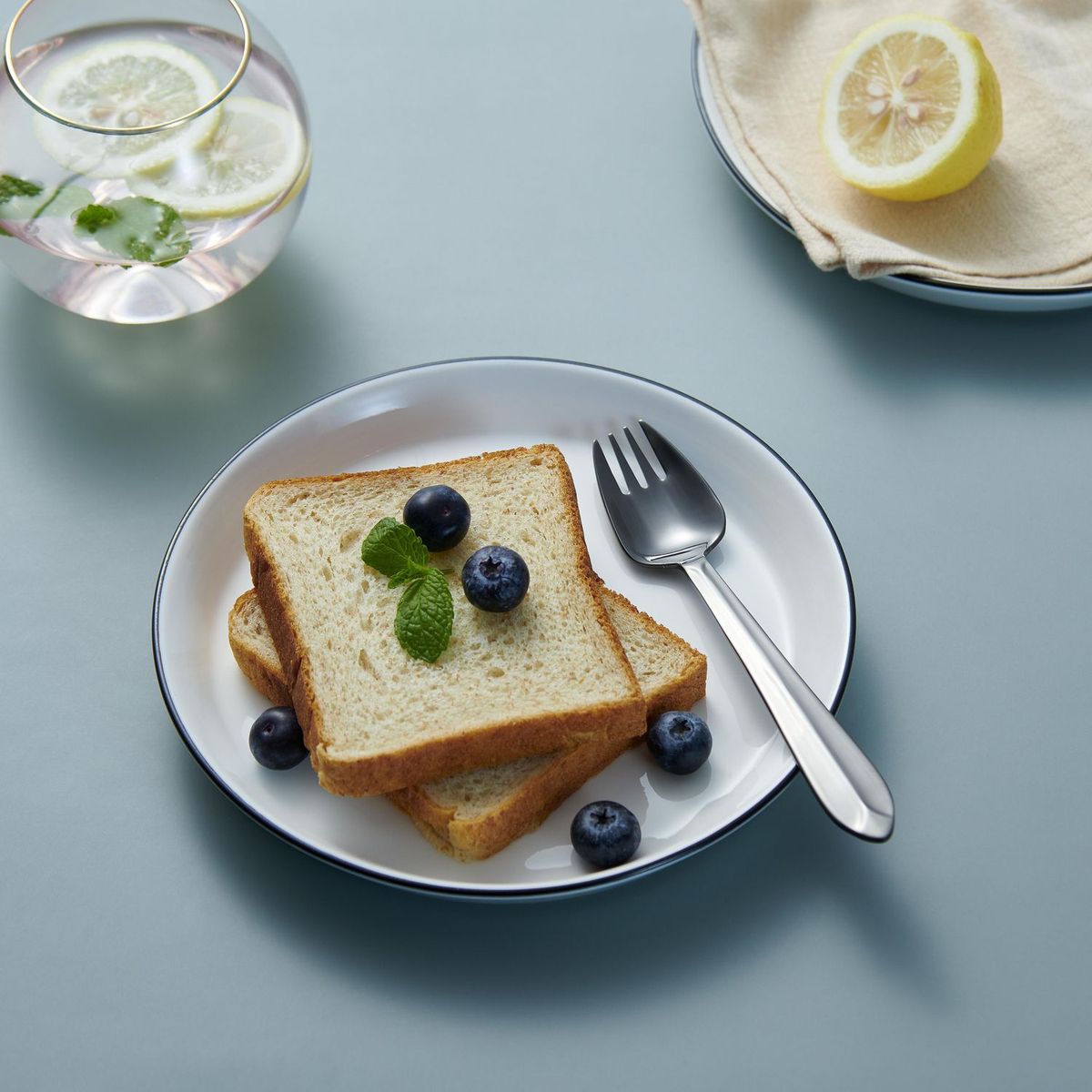 Just Home Collection - Cubierto Splayd 6 piezas Negro