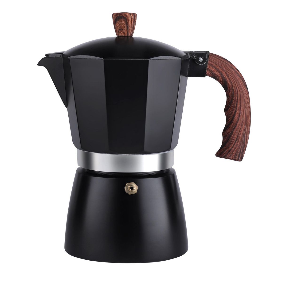 Just Home Collection - Cafetera 6 tazas gris