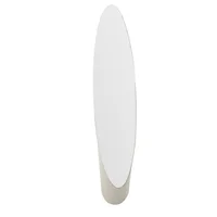 Espejo Decorativo Ovalado Shiny de 25 x 157 cm Blanco