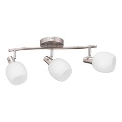 Lámpara de barra Vegner de 3 luces E14 Plata