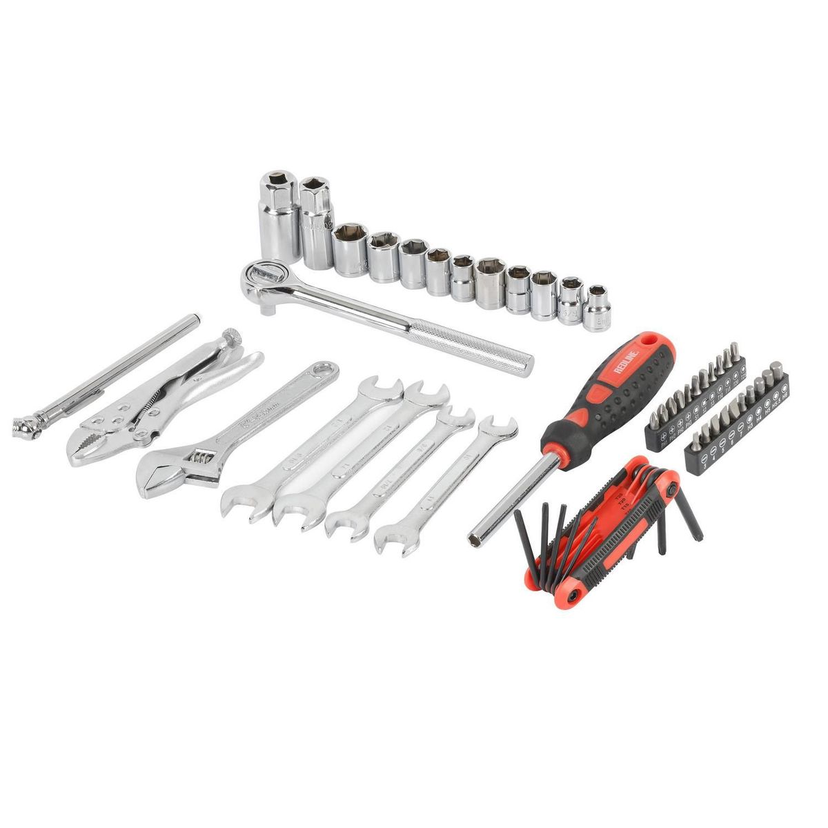Redline - Set de Herramientas para Auto y Moto 51 Piezas