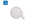 Pack4 panel led emp cir 12.5w lf