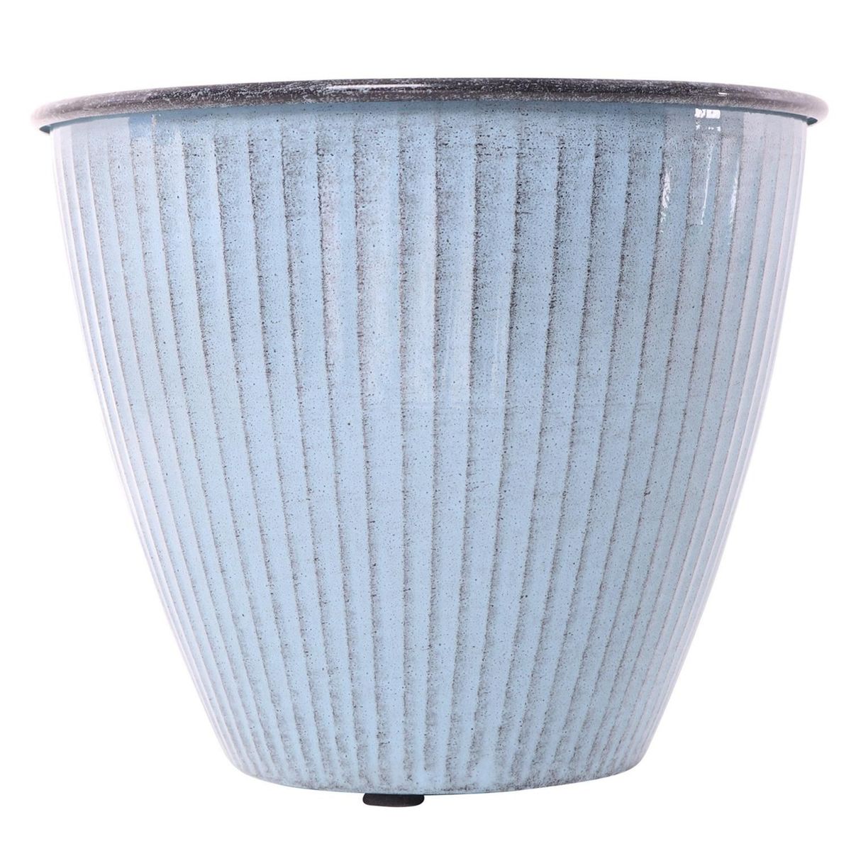 Robert Allen - Maceta Met Sheridan 25 cm Azul