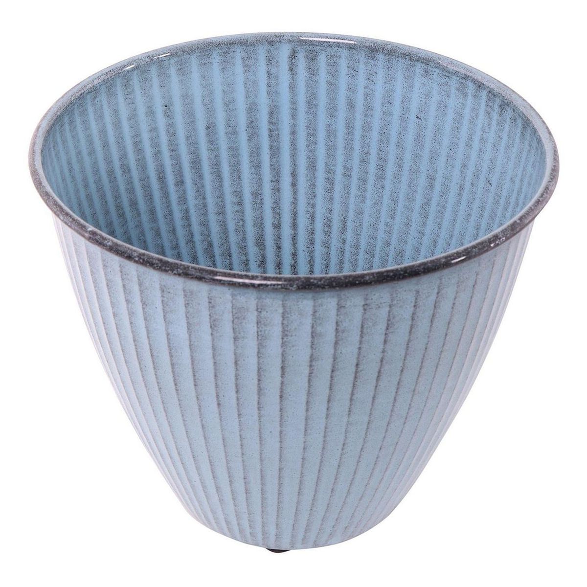 Robert Allen - Maceta Met Sheridan 25 cm Azul