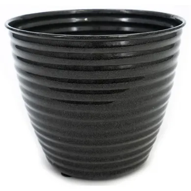 Maceta Met Norwood 33 cm Negro