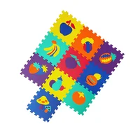 Tapete Eva Frutas 30 x 30 cm 10 Piezas