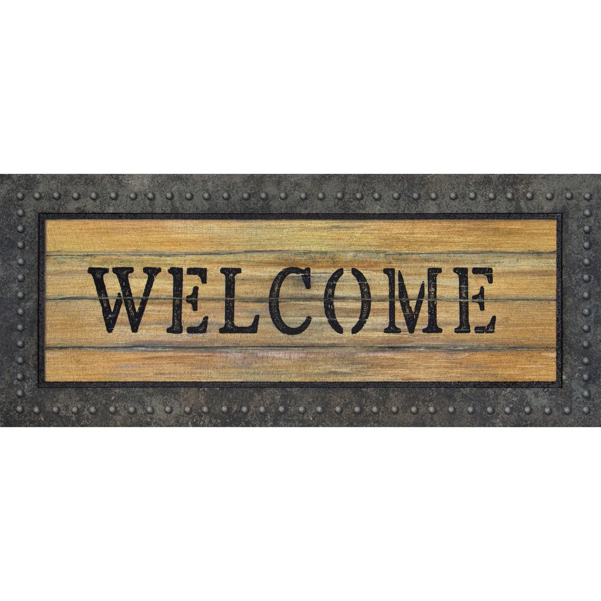 Just Home Collection - Tapete Metal Welcome 40 x 96 cm