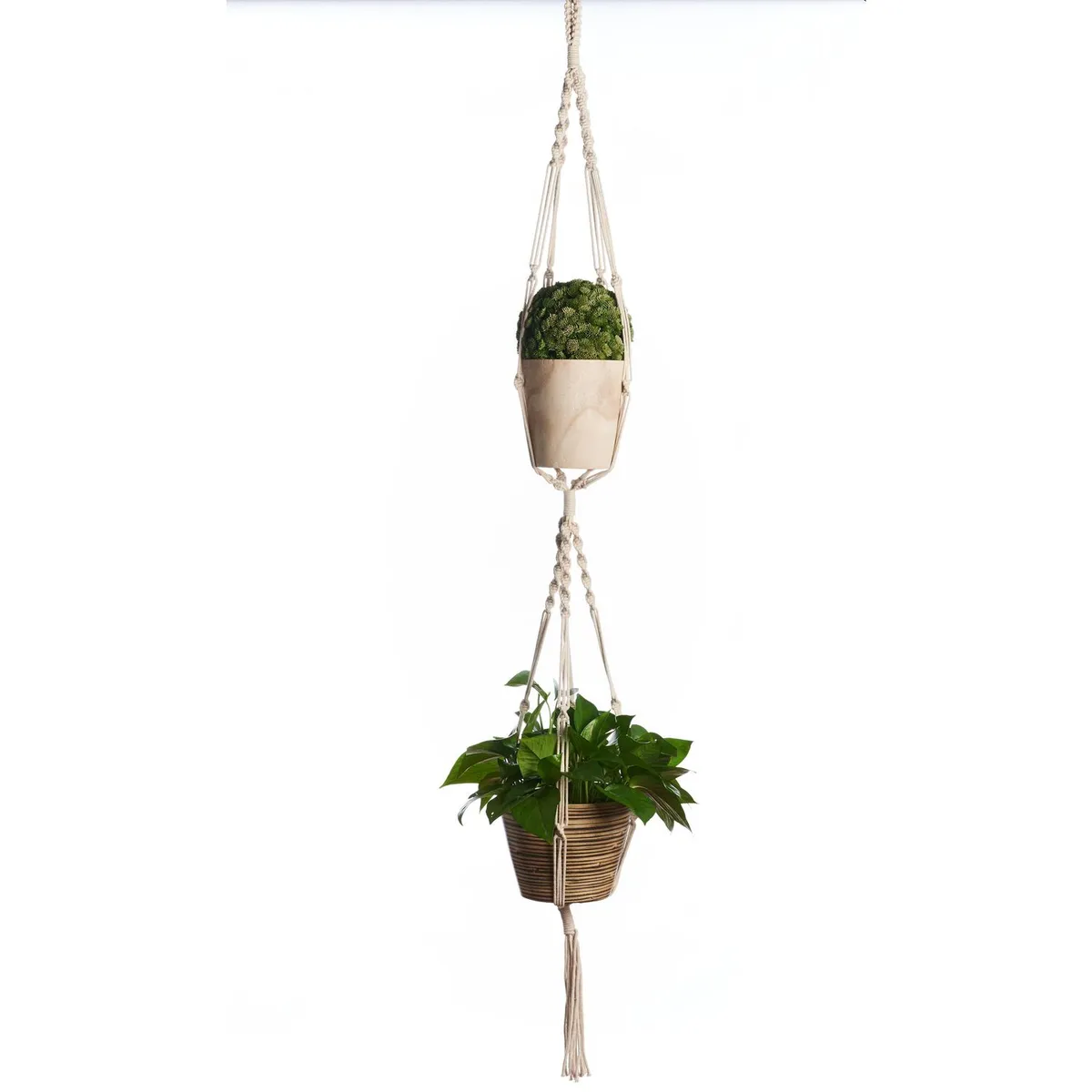 Colgador Maceta Alg Doble 152 cm, marca Primitive Planters - Foto 2