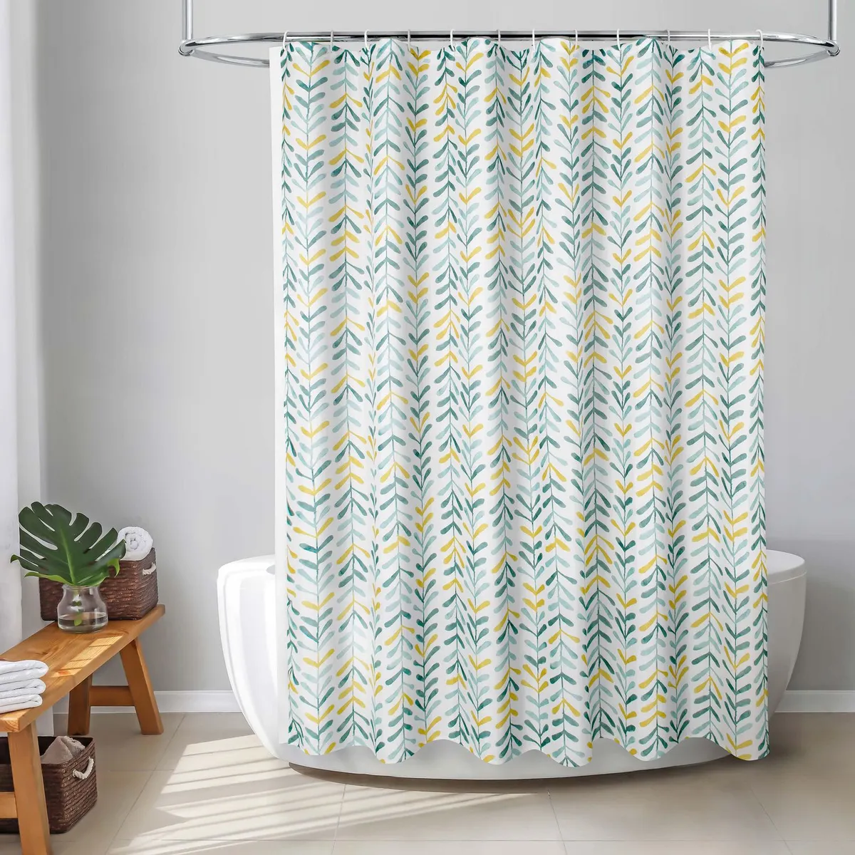 Just Home Collection - Set de Cortina para Baño Trio 178 x 180cm