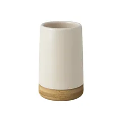 Vaso Doble Bambú Beige