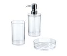 Accesorios para Baño Transparente 3 Piezas