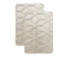 Set de 2 Tapetes de Baño Diamon 40 x 60 cm