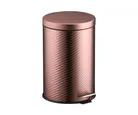 Bote de Basura Metálico con Pedal de 12L Cobre