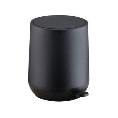 Bote de Basura Eggie Pl�stico con Pedal de 5L Negro