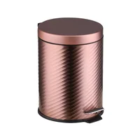 Bote de Basura True Metálico con Pedal de 5L Cobre