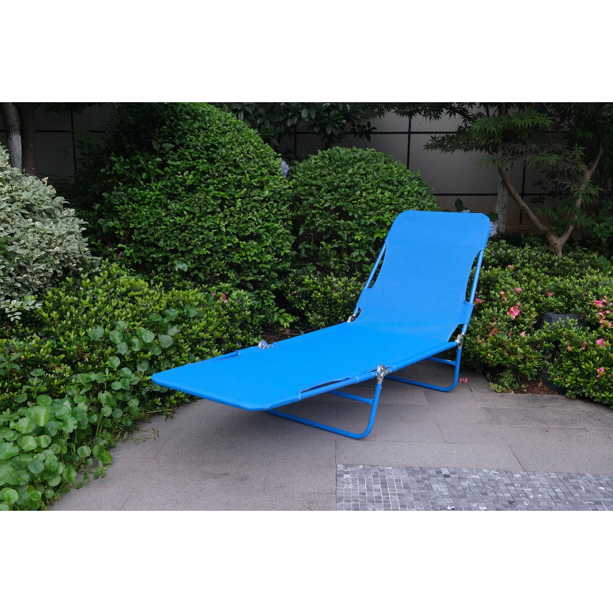 Reposera Plegable Textileno Azul, marca Klimber - Foto 2