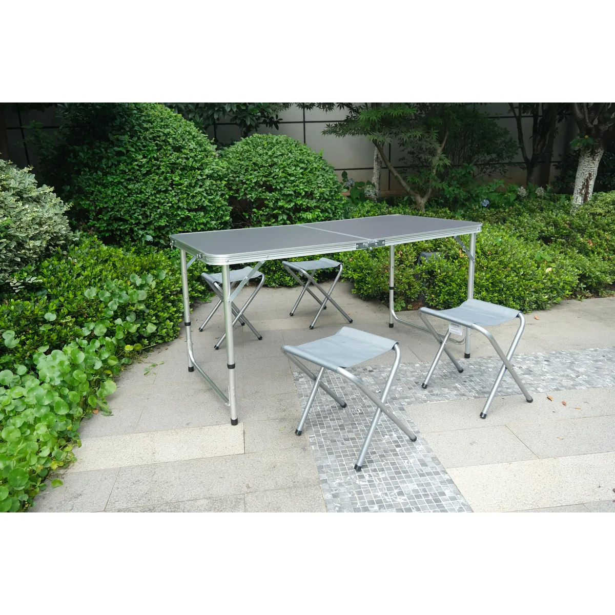 Set Mesa Plegable para Camping, marca Klimber - Foto 2