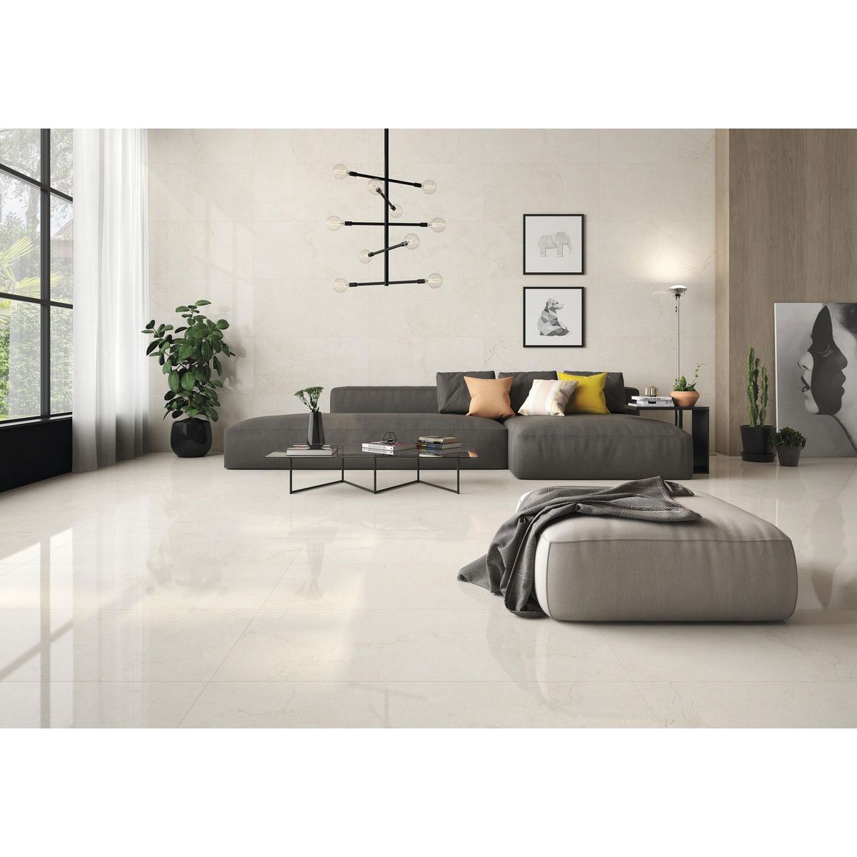 Halcon - Piso Porcelanato Desert Marfil 60x120 1,44m2