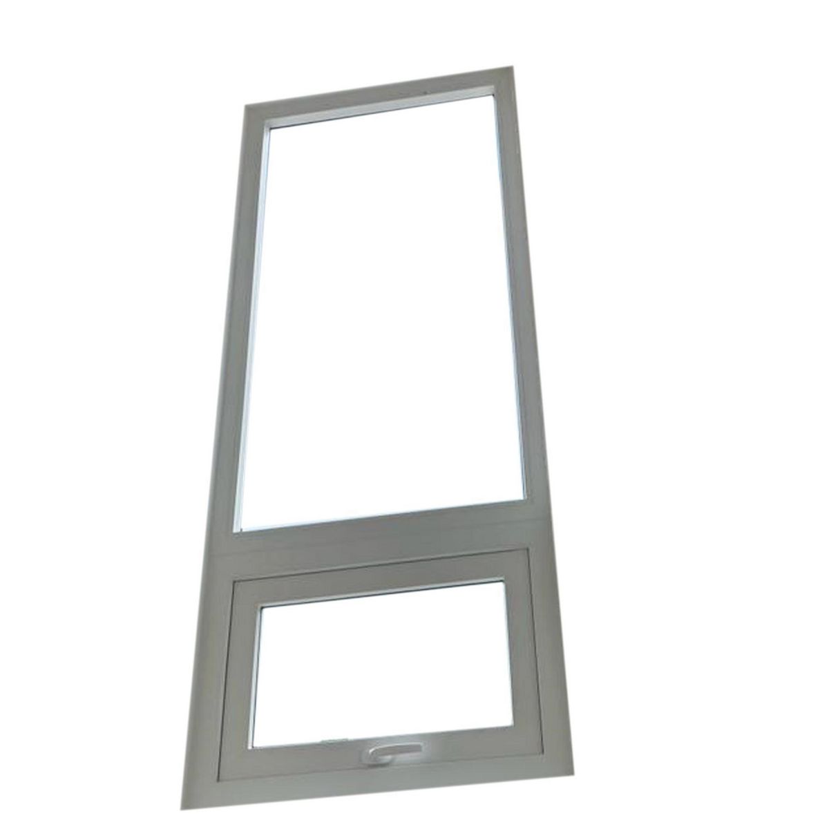 Holztek - Fijo S4500, Marco Blanco, Cristal Termopanel, Vidrio Satinado 110-120/60-70