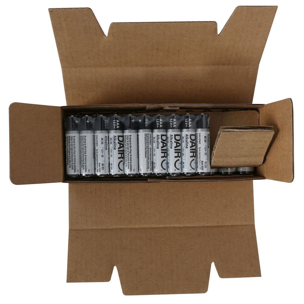 Dairu - Pila Alcalina AA 10 Piezas + AAA 10 pzs