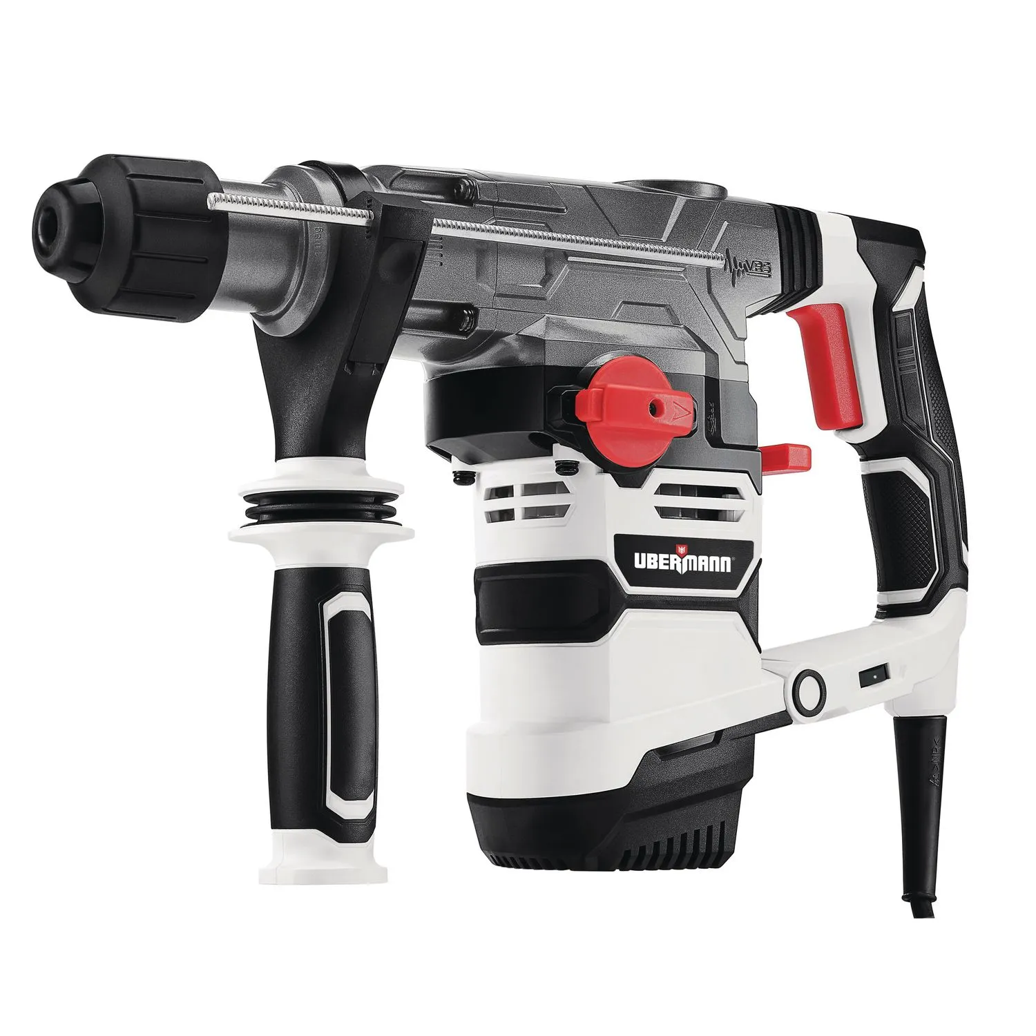 Ubermann - Rotomartillo SDS Plus 5 Joules 1,500 W, Industrial, Ubermann