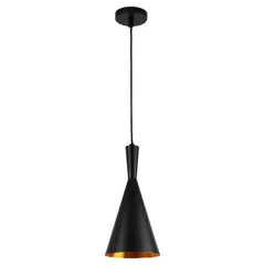 Lámpara Colgante Tiru Negra1 Luz E27