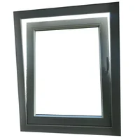 Oslbat/batiente Der-Iz, 4500, Mco Blco, Cristal Simple, Vidrio Claro80-90/60-70