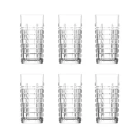 Set 6 vasos de vidrio 356 mililitros
