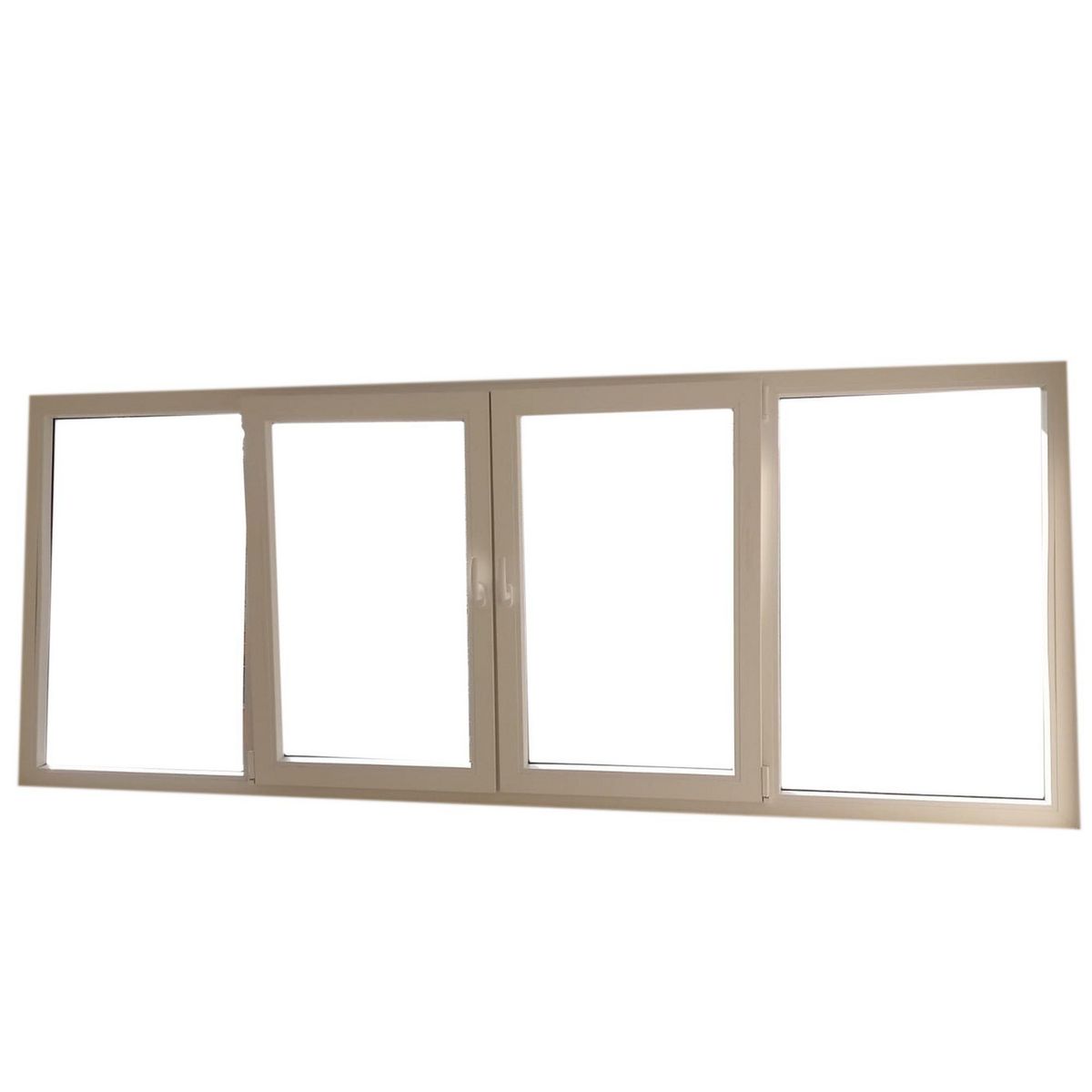 Holztek - Doble Oslbat/bat Der-Iz, 4500, Mco Blanco, Cristal Simp, Vidrio claro 110-120/130-140