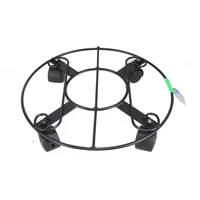 Porta Macetero con ruedas 34 cm .