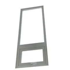 Fijo S4500, Marco Blanco, Cristal Termopanel, Vidrio Satinado 50-60/80-90