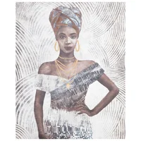 Cuadro Canvas Africana Bod 80 x 100 cm