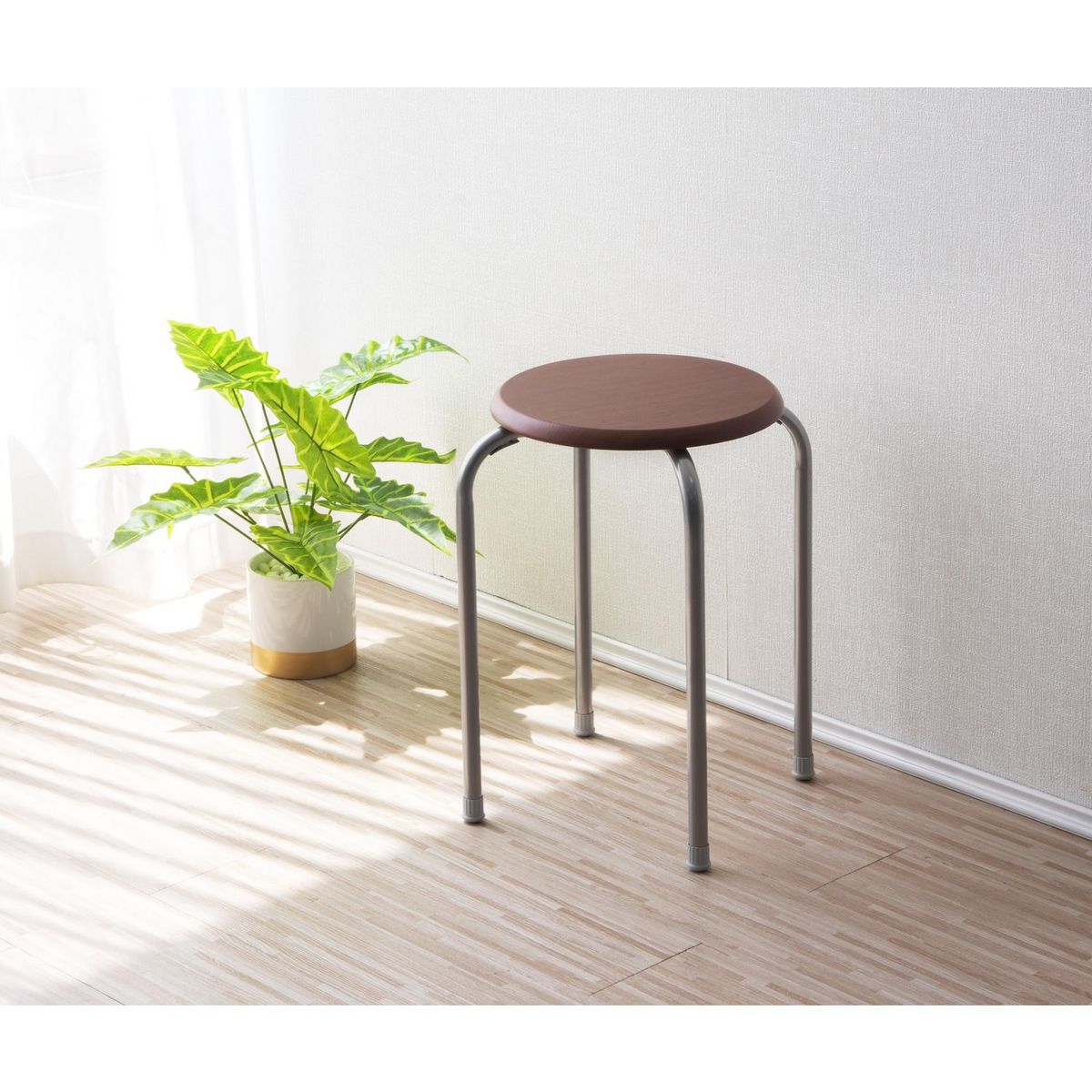 Casa Bonita - Banco tubular caoba