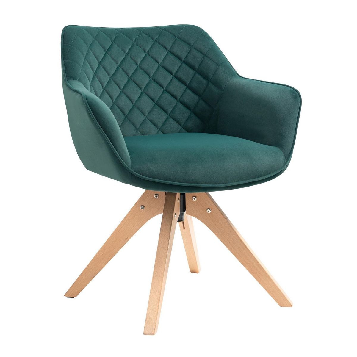 Silla comedor verde Kasula, marca Just Home Collection - Foto Principal