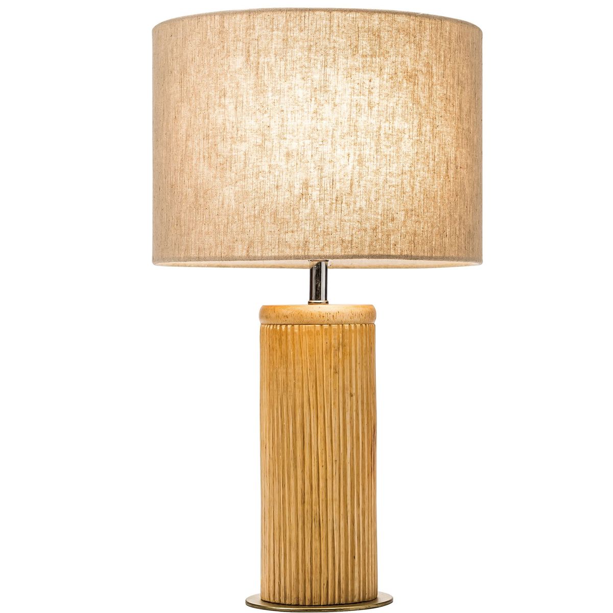 Lámpara de mesa Iohas de 30W E27 Café, marca Just Home Collection - Foto Principal