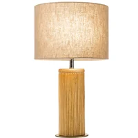 Lámpara de mesa Iohas de 30W E27 Café