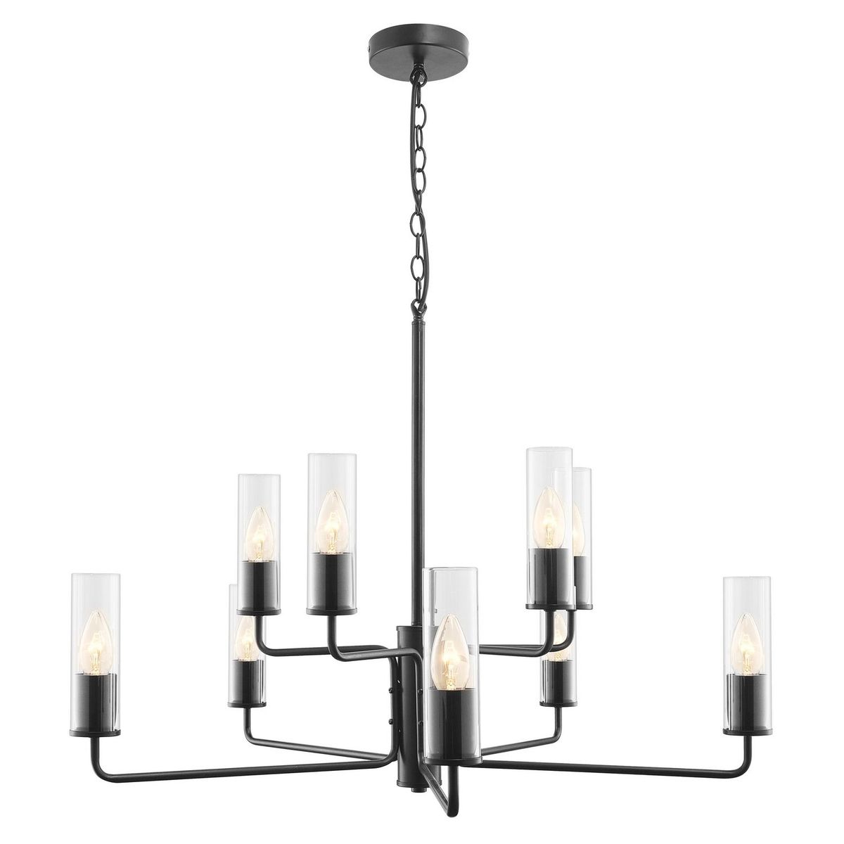 Lámpara Colgante Black 10 Luces E14, marca Just Home Collection - Foto 2