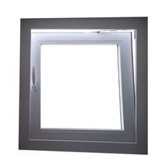 Oslbat/batiente Der-Iz, 4500, Mco Blco, Cristal TP, Vidrio Satinado 60-70/60-70