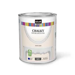 Kolor Chalky Brush Blanco Lienzo Mate 1L
