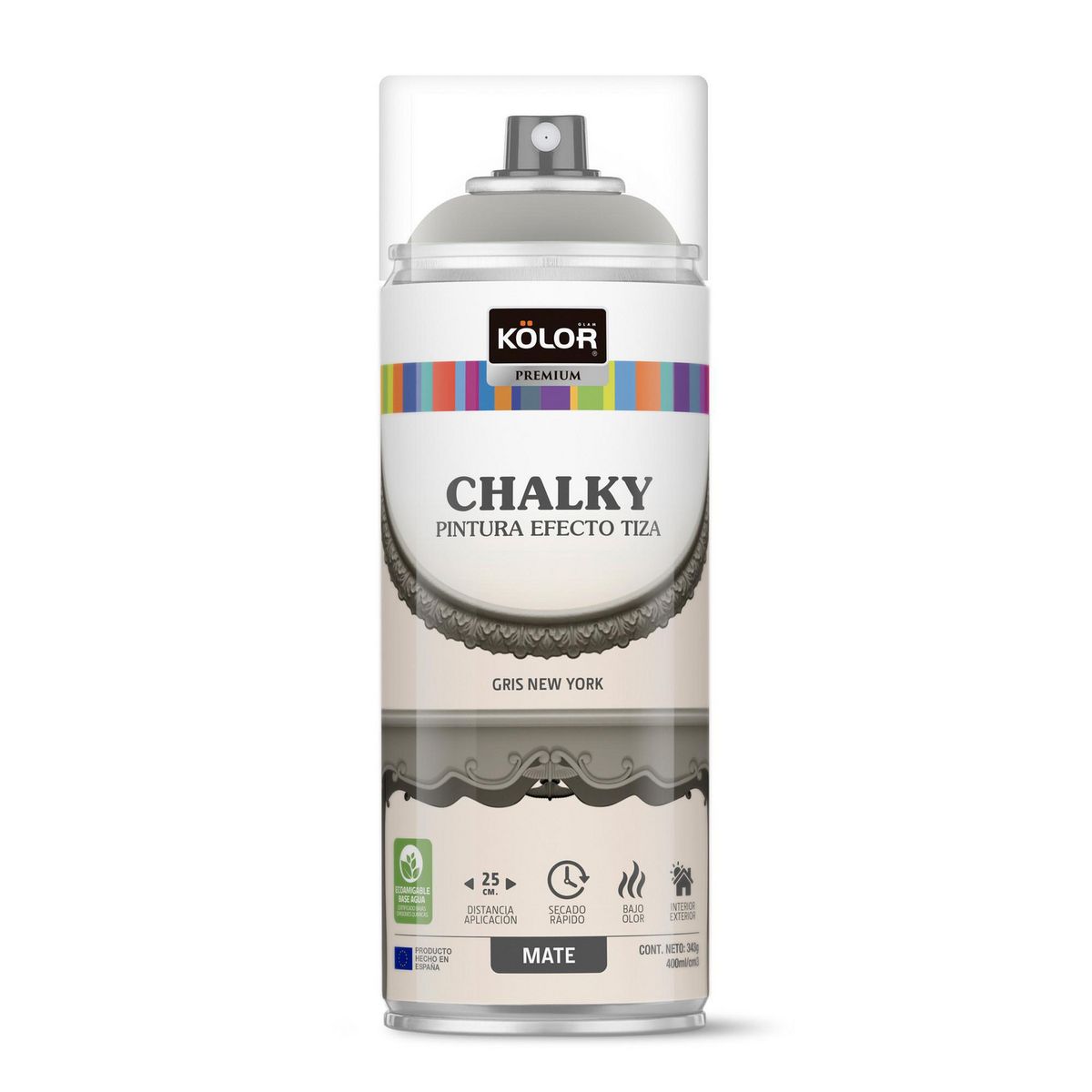 Kolor - Kolor Chalky Spray Gris New York 400Ml