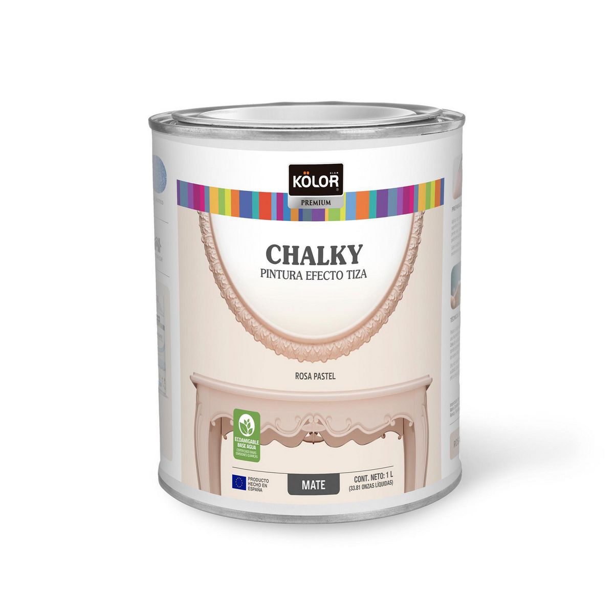 Kolor - Kolor Chalky Brush Rosa Pastel Mate 1L