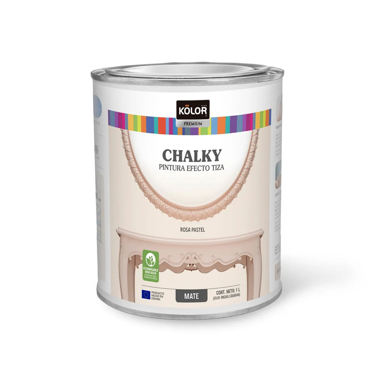 Kolor - Kolor Chalky Brush Rosa Pastel Mate 1L