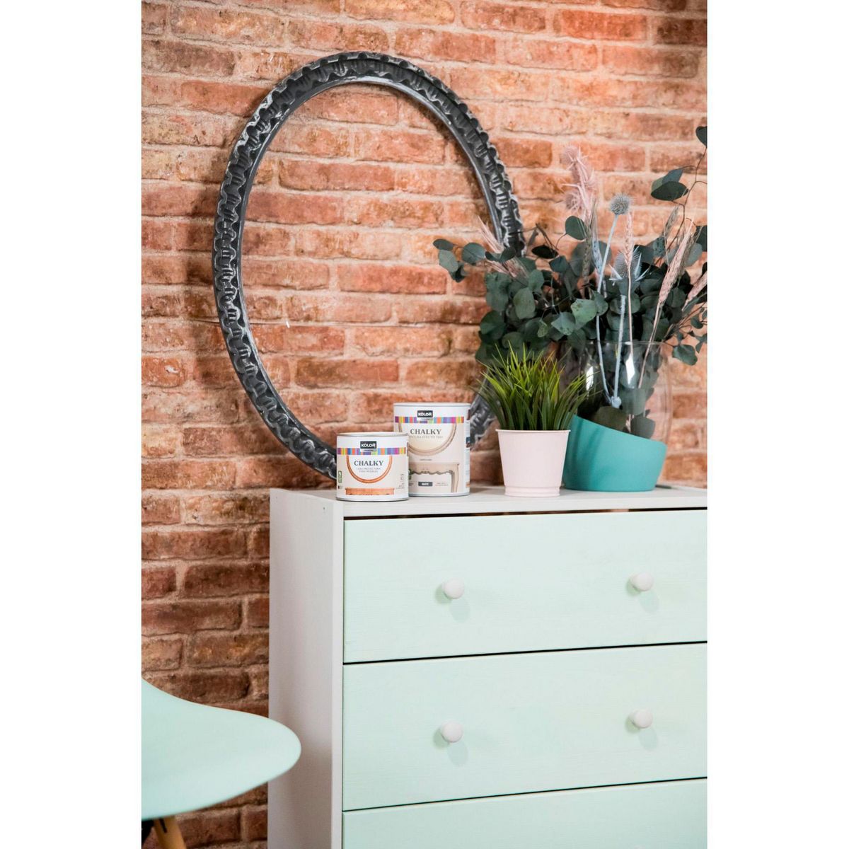 Kolor - Kolor Chalky Brush Rosa Pastel Mate 1L